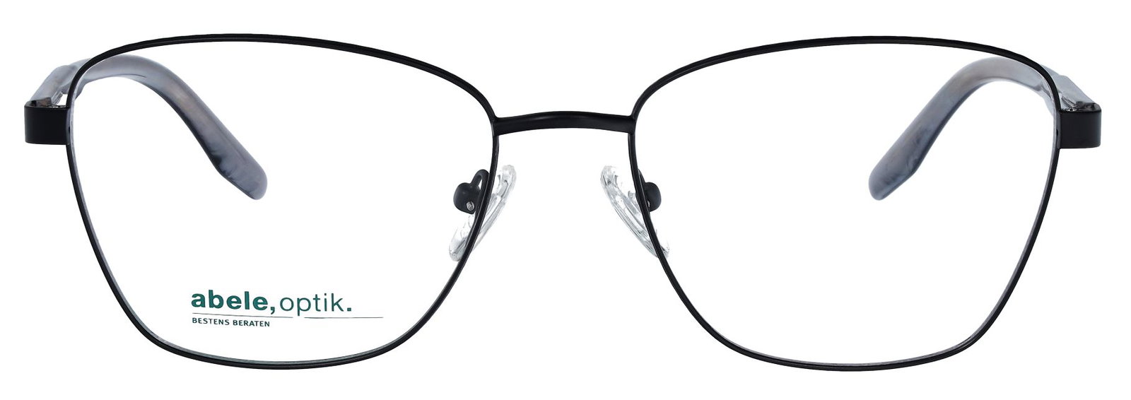 zu sehen ist die Korrektionsbrille 152781 von Abele Optik in der Farbe Schwarz.